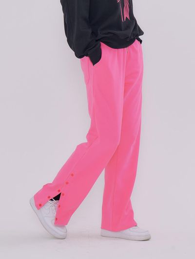 METAPHER MET Button Banding Sweatpants Pink