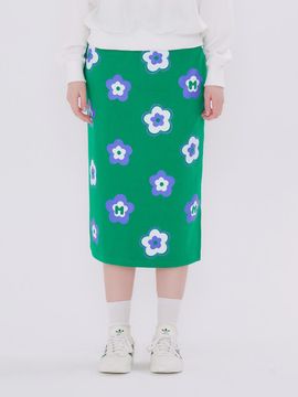 METAPHER MET flower skirt green