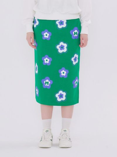 METAPHER MET flower skirt green