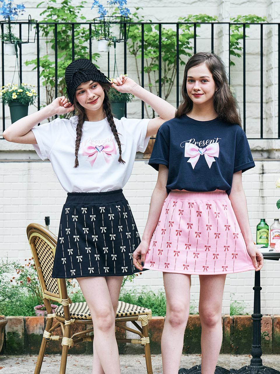 METAPHER MET present t-shirts & skirt set