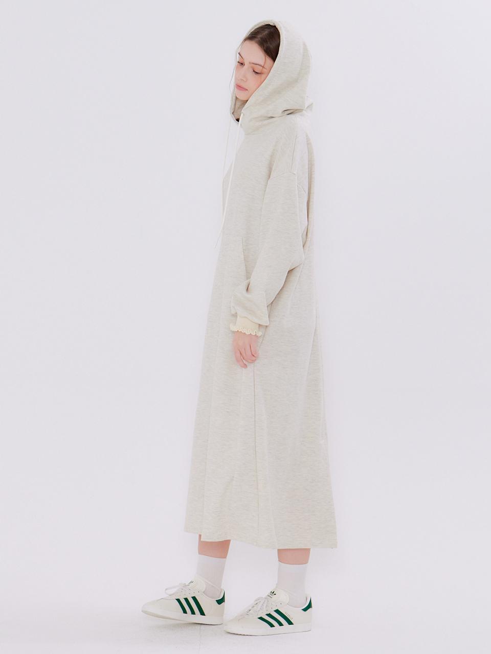 METAPHER MET shirring hoody dress