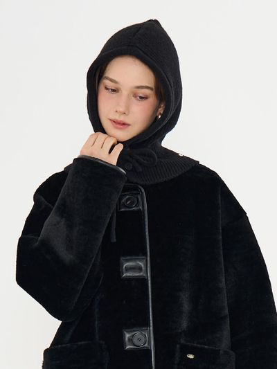 METAPHER MET wool cosy balaclava [black]