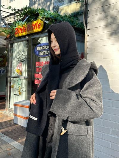 METAPHER MET Wool Muffler Balaclava [Black]