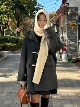 METAPHER MET Wool Muffler Balaclava [Cream]