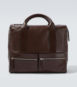 Metier MÃ©tier Racer 40 leather duffel bag