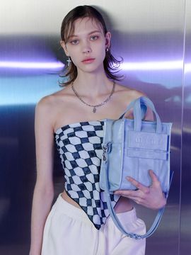 mfnt Camille Naplak Patent Surfer Bag_Baby Blue