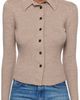 mfpen mfpen Beige Knitted Rib Cardigan - 1
