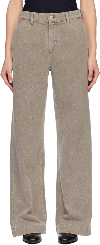 mfpen mfpen Beige Straight Cut Jeans