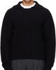 mfpen mfpen Black Collar Sweater - 1