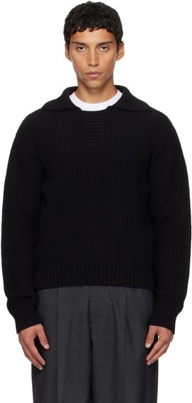 mfpen mfpen Black Collar Sweater