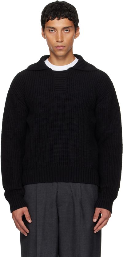 mfpen mfpen Black Collar Sweater