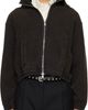mfpen mfpen Black Cropped Leisure Zip Up Sweater - 1