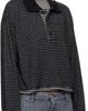 mfpen mfpen Black Cropped LS Polo - 2