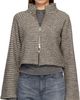 mfpen mfpen Gray Cropped Leisure Zip Up Jacket - 1