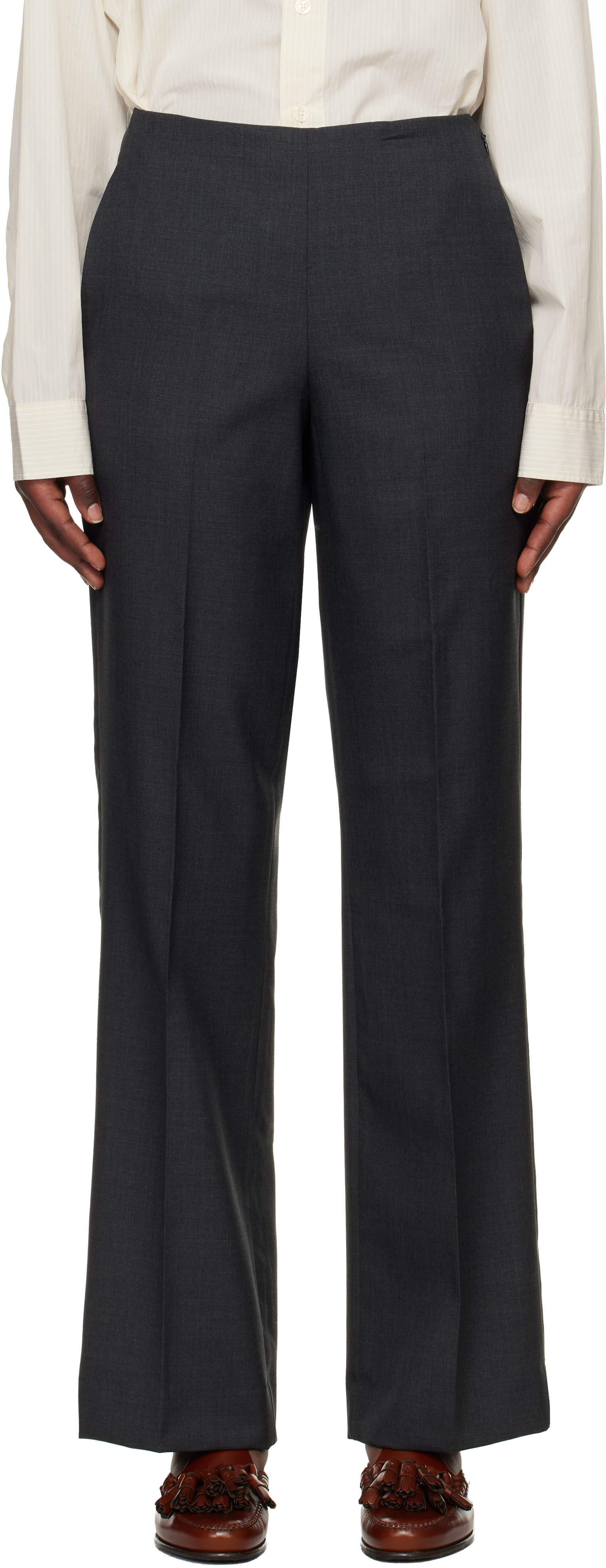 mfpen - Gray Scene Trousers