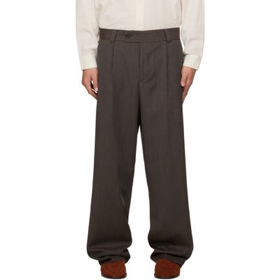 mfpen mfpen Taupe Patch Trousers