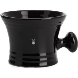 MÜHLE MÜHLE Black Porcelain Shaving Mug with Handle 