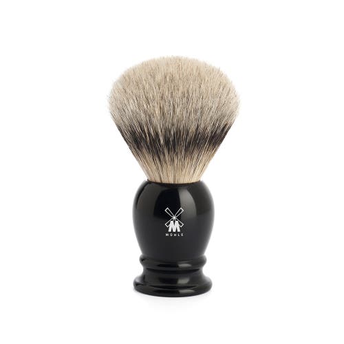 MÜHLE MÜHLE Classic Large Black Silvertip Badger Shaving Brush 