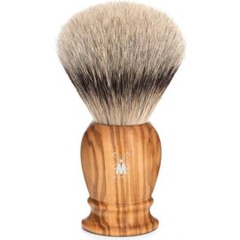 MÜHLE MÜHLE Classic Large Olive Wood Silvertip Badger Shaving Brush 