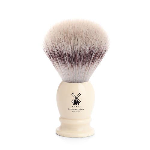 MÜHLE MÜHLE Classic Medium Faux Ivory Silvertip Fiber Shaving Brush 
