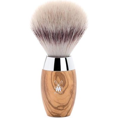 MÜHLE MÜHLE Kosmo Olive Wood Silvertip Fiber Shaving Brush 