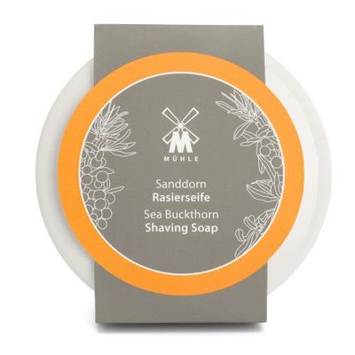MÜHLE MÜHLE Porcelain Dish With Sea Buckthorn Shaving Soap