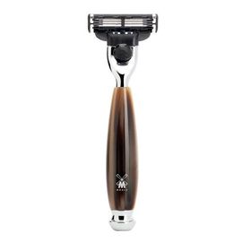 MÜHLE MÜHLE Vivo Brown Horn Mach-3 Razor