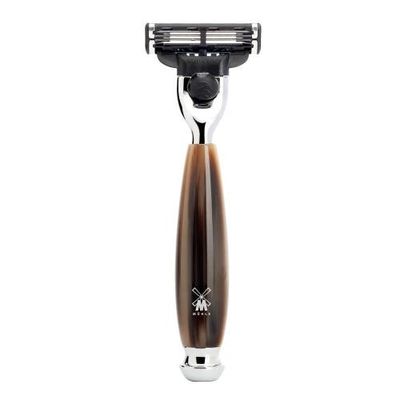 MÜHLE MÜHLE Vivo Brown Horn Mach-3 Razor
