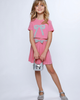 Mia Belle Girls Mia Belle Girls Casual Bow Top and Pleated Skirt Set - 4