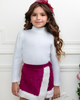 Mia Belle Girls Mia Belle Girls Cozy Long Sleeve Top and Skort Set - 5