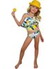 Mia Belle Girls Mia Belle Girls Girls Citrus Splash Lemon Print Two-Piece Swimsuit - 1