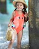 Mia Belle Girls Mia Belle Girls Girls Colorful Parrot One Piece Swimsuit - 3