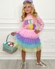 Mia Belle Girls Mia Belle Girls Girls Hip Hop Sparkle Sweatshirt Tutu Skirt Set - 2