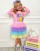 Mia Belle Girls Mia Belle Girls Girls Hip Hop Sparkle Sweatshirt Tutu Skirt Set - 4
