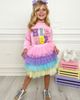 Mia Belle Girls Mia Belle Girls Girls Hip Hop Sparkle Sweatshirt Tutu Skirt Set - 5