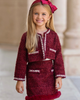 Mia Belle Girls Mia Belle Girls Holiday Cute Festive Jacket and Skirt Set - 2