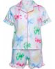 Mia Belle Girls Mia Belle Girls Playful Bow Print Cotton Pajama Short Set - 1