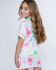 Mia Belle Girls Mia Belle Girls Playful Bow Print Cotton Pajama Short Set - 5
