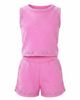 Mia Belle Girls Mia Belle Girls Sweet Sparkle Pink Tank Top and Short Set  - 1