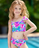 Mia Belle Girls Mia Belle Girls Tropical Bloom Two-Piece Swimsuit - 2