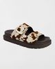 MIA Shoes MIA Shoes Gen Double Buckle Slide Sandal in Brown Cow, Women's at Urban Outfitters - 2