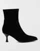 MIA Shoes MIA Shoes MIA Aletta Suede Kitten Heel Bootie in Black, Women's at Urban Outfitters - 1