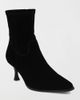 MIA Shoes MIA Shoes MIA Aletta Suede Kitten Heel Bootie in Black, Women's at Urban Outfitters - 2