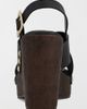 MIA Shoes MIA Shoes MIA Elleiana Studded Wedge Sandal in Black, Women's at Urban Outfitters - 3