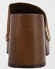MIA Shoes MIA Shoes MIA Emmerie Heeled Mule Wooden Sandal in Cognac, Women's at Urban Outfitters - 3