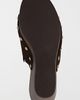 MIA Shoes MIA Shoes MIA Estefany Suede Studded Platform Mule in Chocolate, Women's at Urban Outfitters - 5
