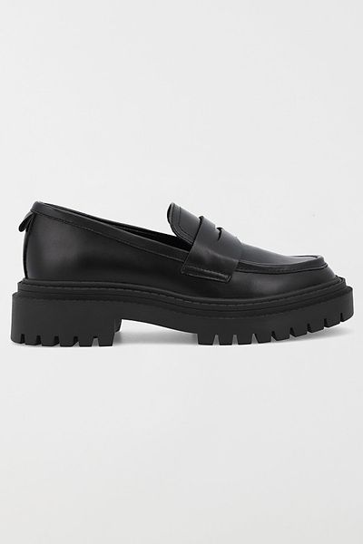 MIA Shoes MIA Shoes MIA Henrik Platform Penny Loafer in Black, Women's at Urban Outfitters