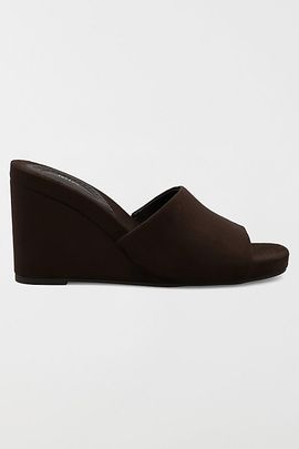 MIA Shoes MIA Shoes MIA Jessica Suede Wedges in Espresso, Women's at Urban Outfitters