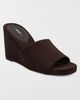 MIA Shoes MIA Shoes MIA Jessica Suede Wedges in Espresso, Women's at Urban Outfitters - 2