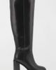 MIA Shoes MIA Shoes MIA Landen Block Heel Knee High Boot in Black, Women's at Urban Outfitters - 1